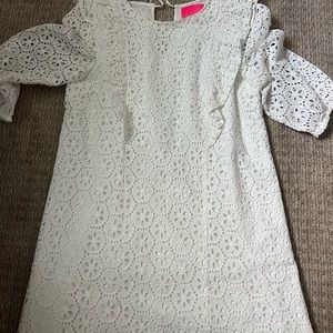 Lily Pulitzer white crochet dress